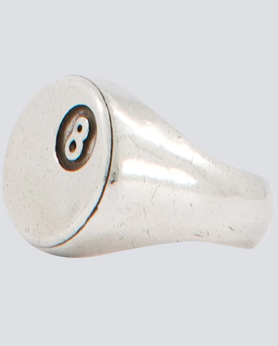 Anillo Twojeys 8 Ball Plateado Unisex - Image 2