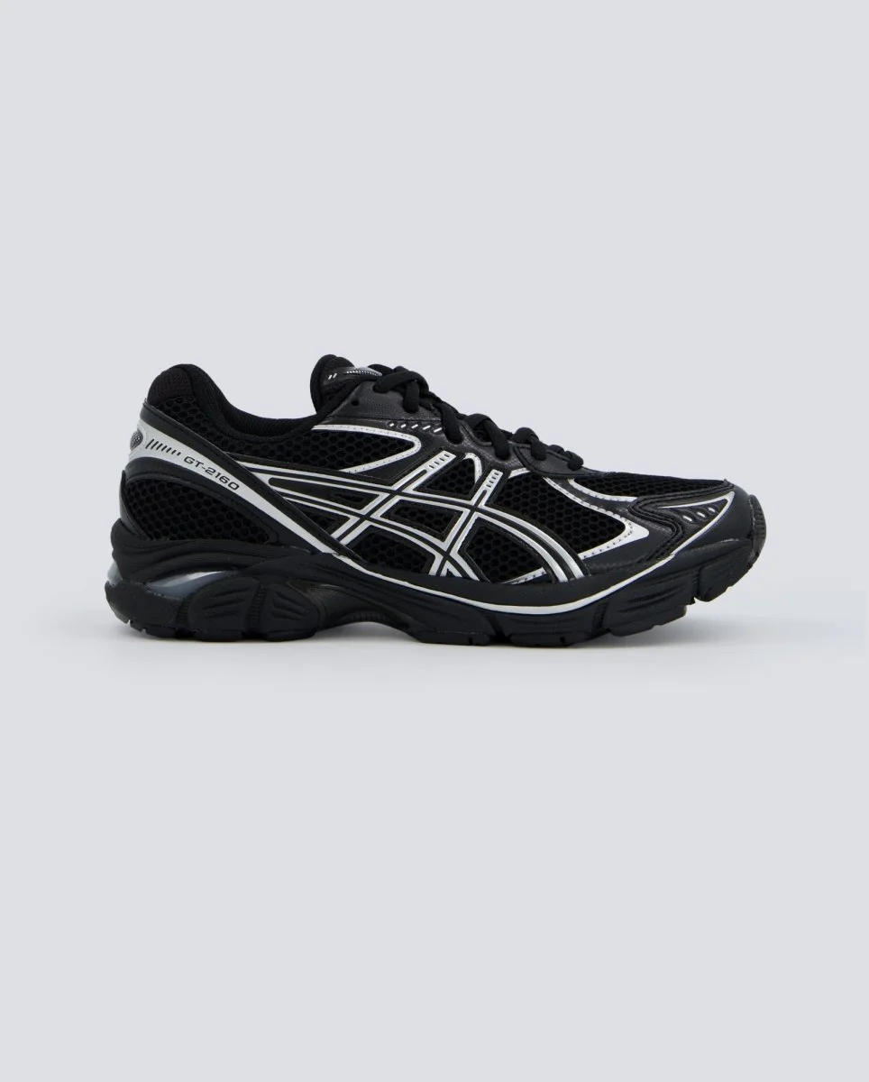 Asics Gt-2160 Negro Y Plateado Hombre