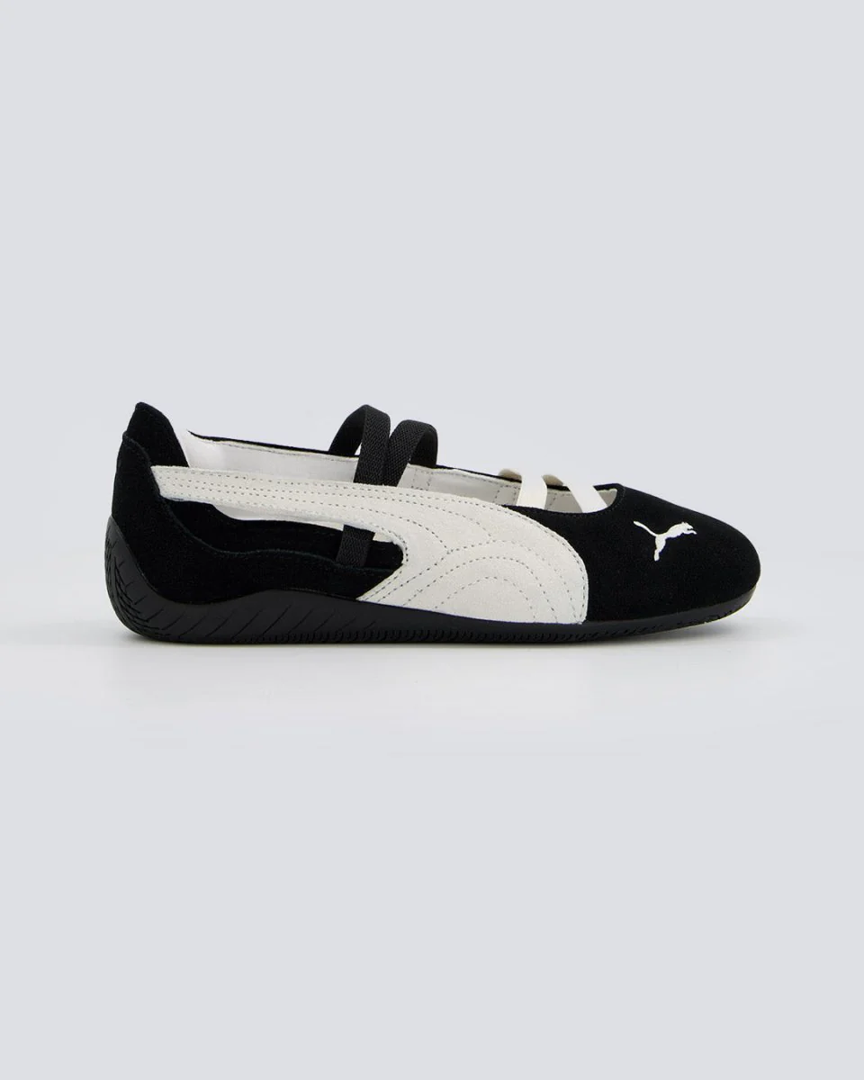 Bailarinas Puma Speedcat Ante Negro Mujer