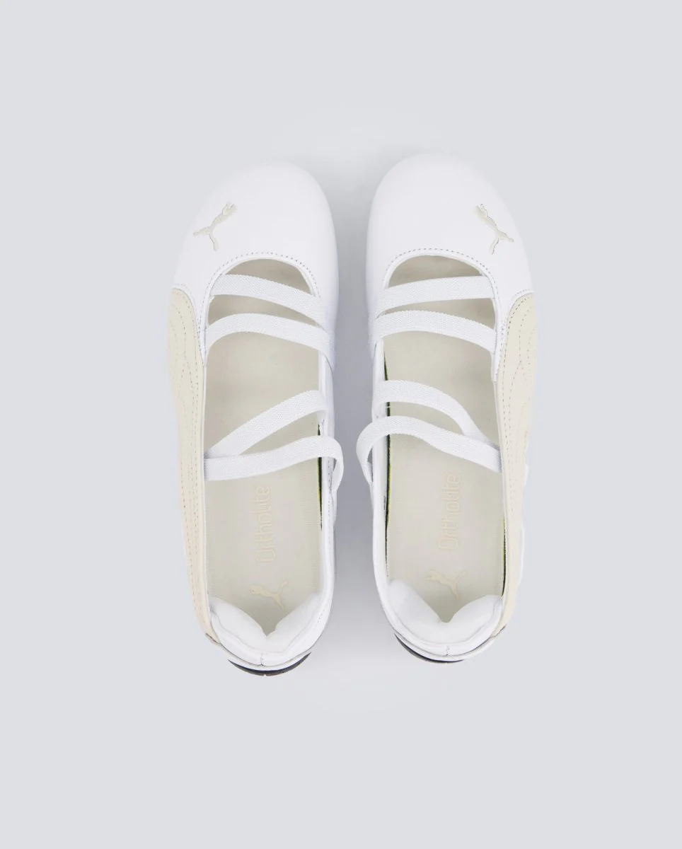 Bailarinas Puma Speedcat Piel Blanco Mujer - Image 3