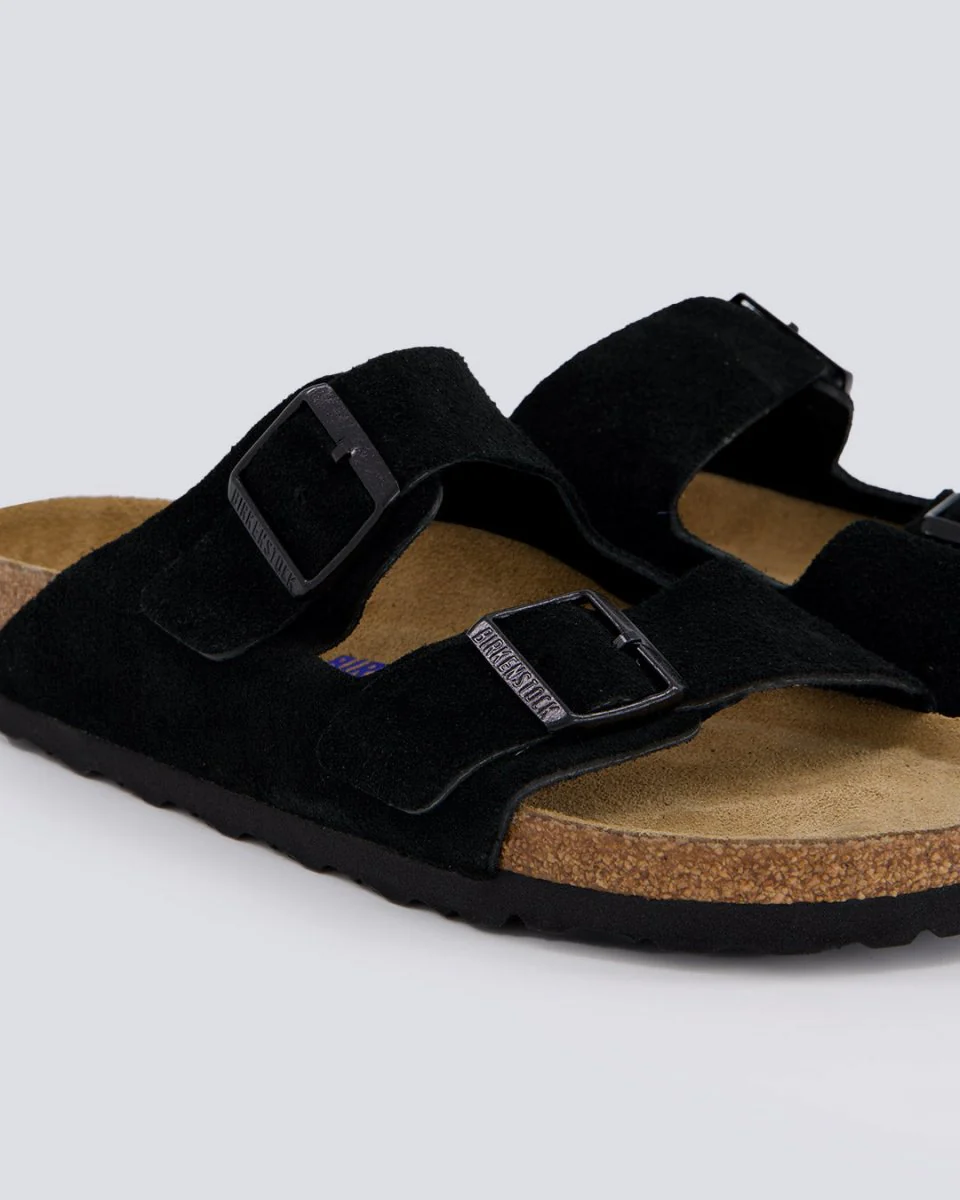 Birkenstock Arizona Ante Negro Mujer - Image 2