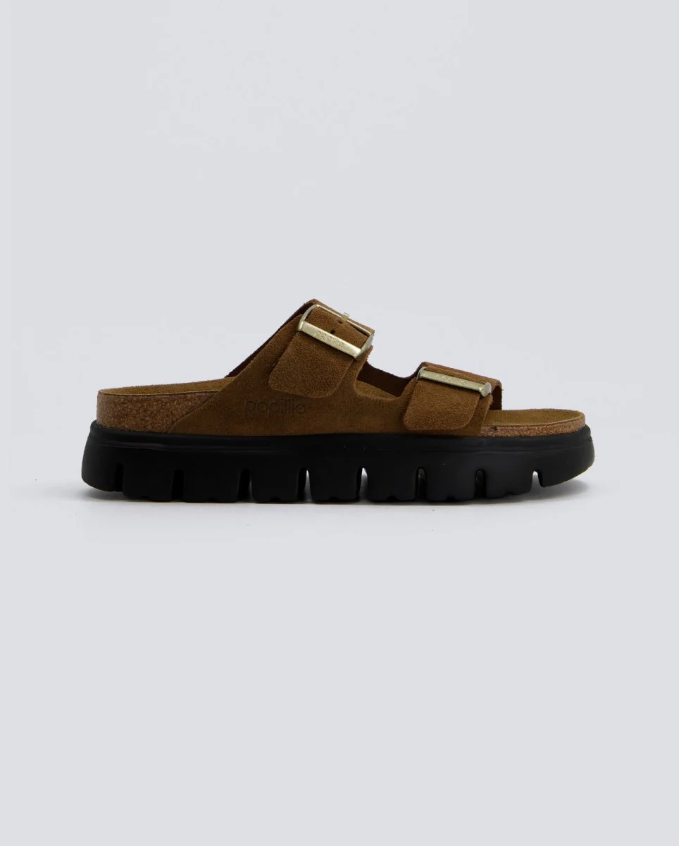 Birkenstock Arizona Chunky Suede Marrón Mujer