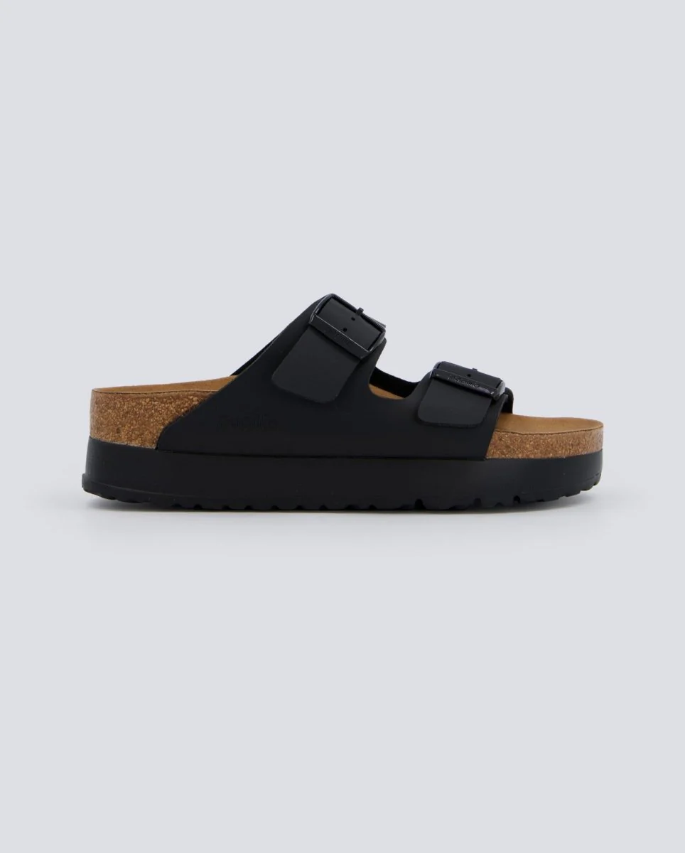 Birkenstock Arizona Plataforma Bf Negro Mujer