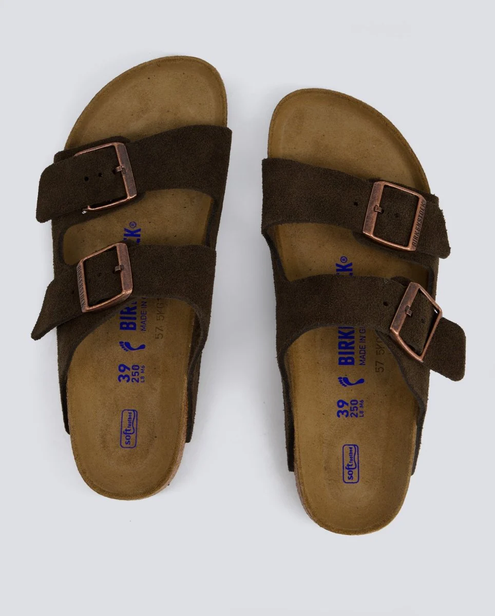Birkenstock Arizona Sfb Leve Marrón Oscuro Hombre - Image 2