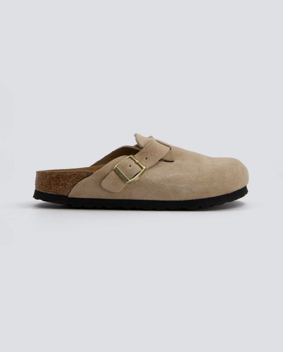 Birkenstock Boston Beige Mujer