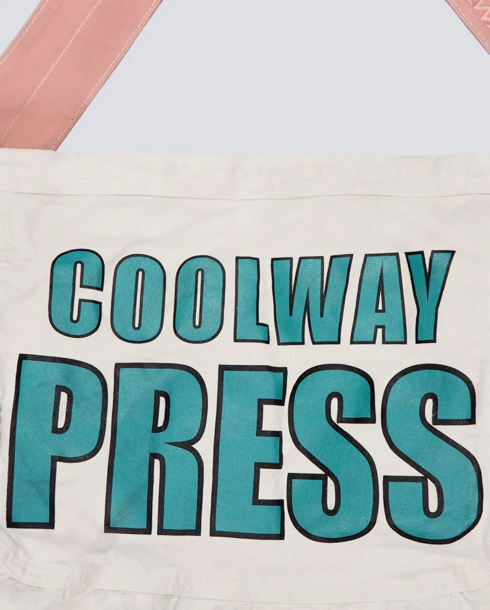 Bolso Coolway Press Bag Blanco Y Rosa Unisex - Image 2