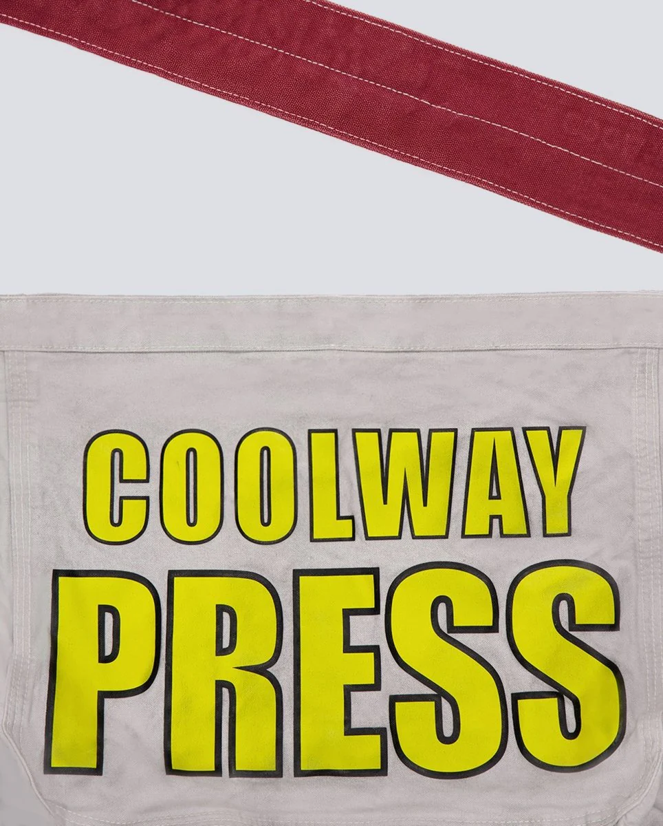 Bolso Coolway Press Bag Gris Y Rojo Unisex - Image 2