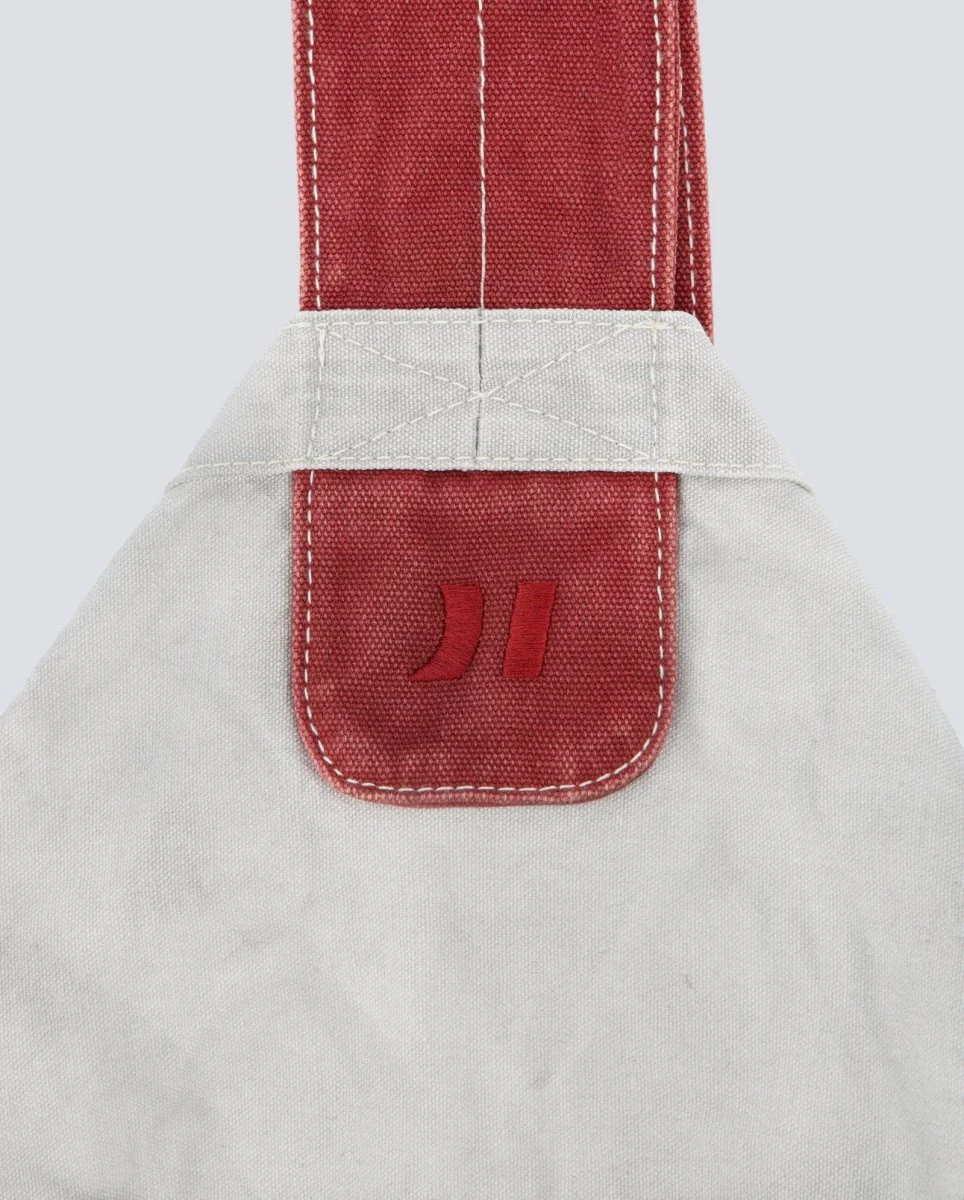 Bolso Coolway Press Bag Gris Y Rojo Unisex - Image 5
