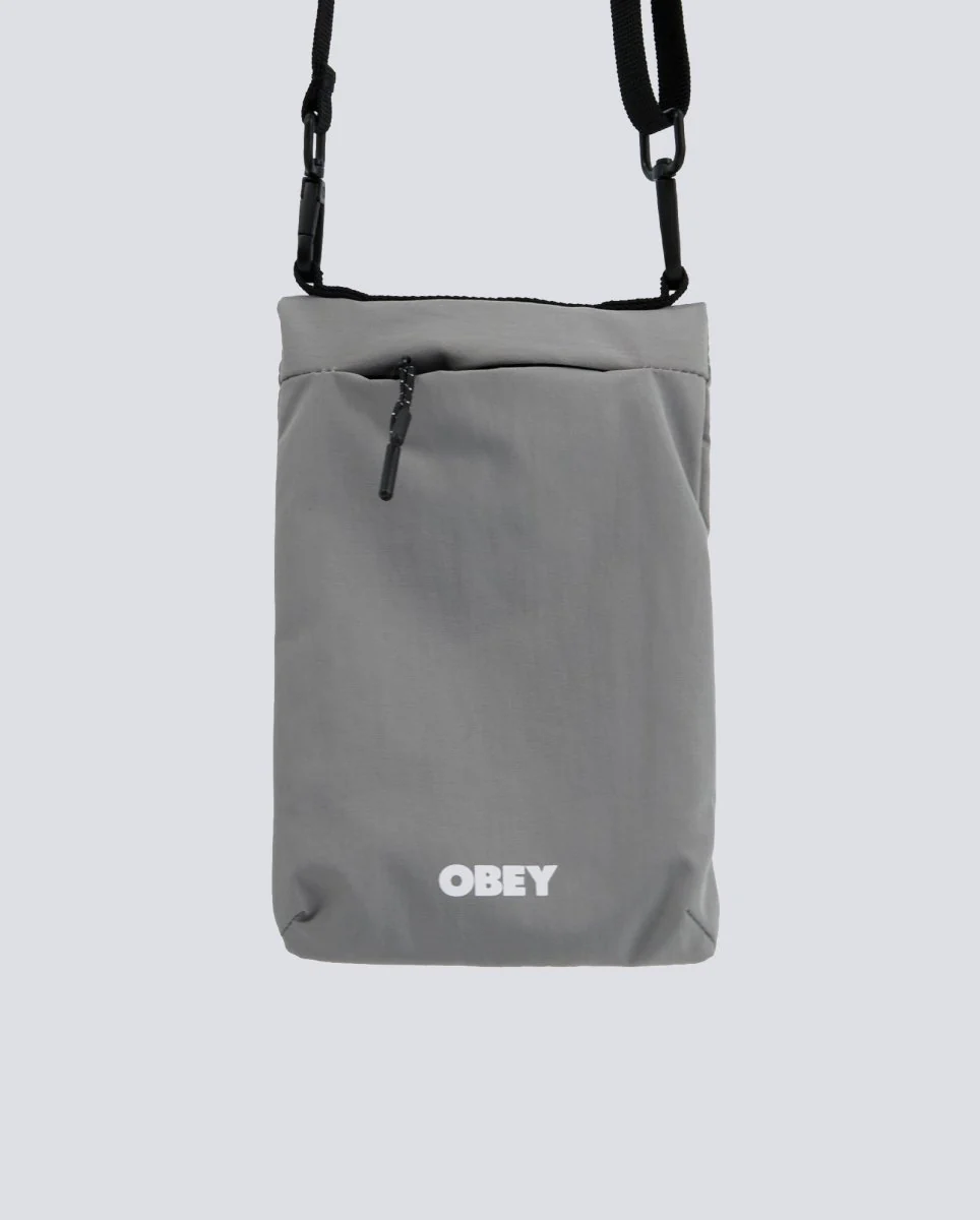 Bolso Obey Compact Traveler Gris Unisex