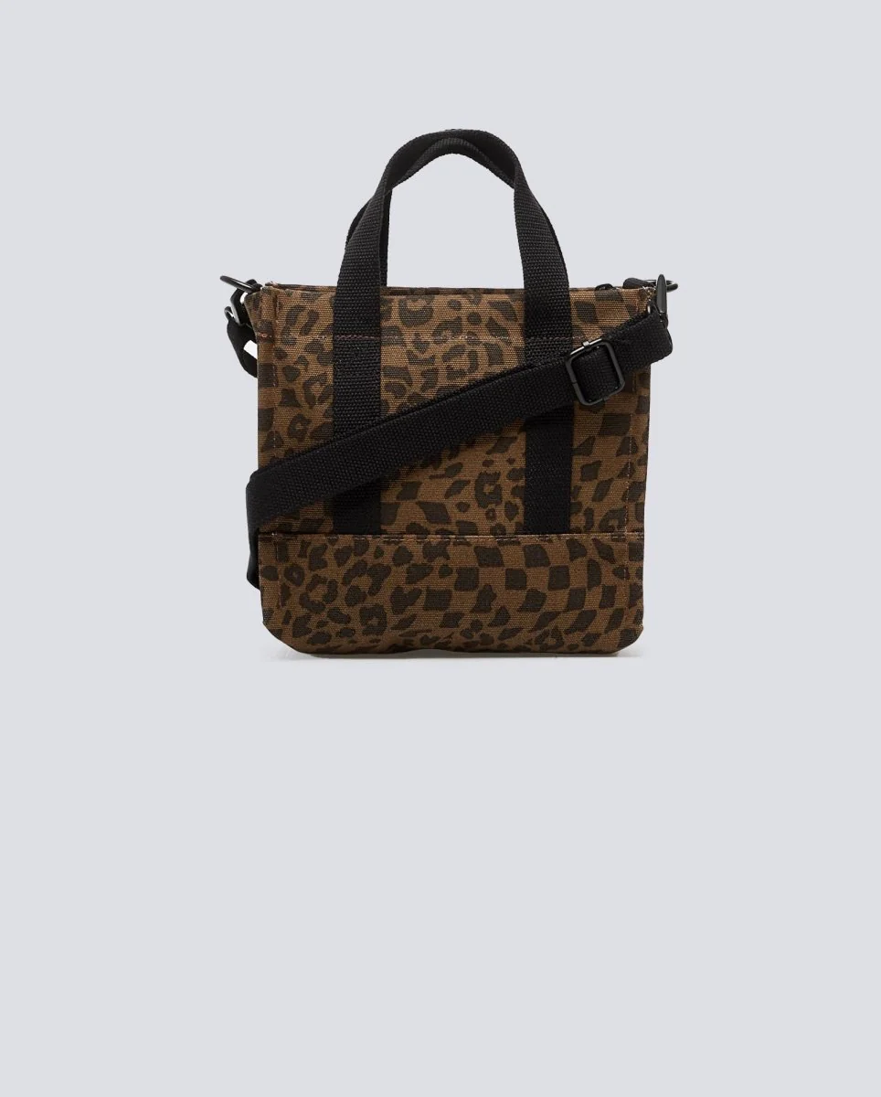 Bolso Vans Lil Pergs Tote Leopardo Marrón Mujer - Image 3