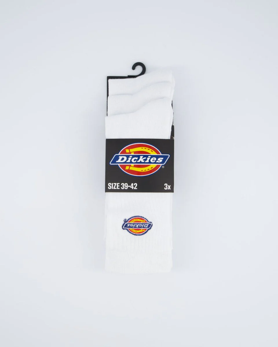 Calcetines Dickies Valley Grove Blanco Unisex - Image 3