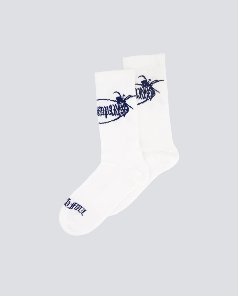 Calcetines Wasted Paris Socks Boiler Blanco Y Azul Unisex