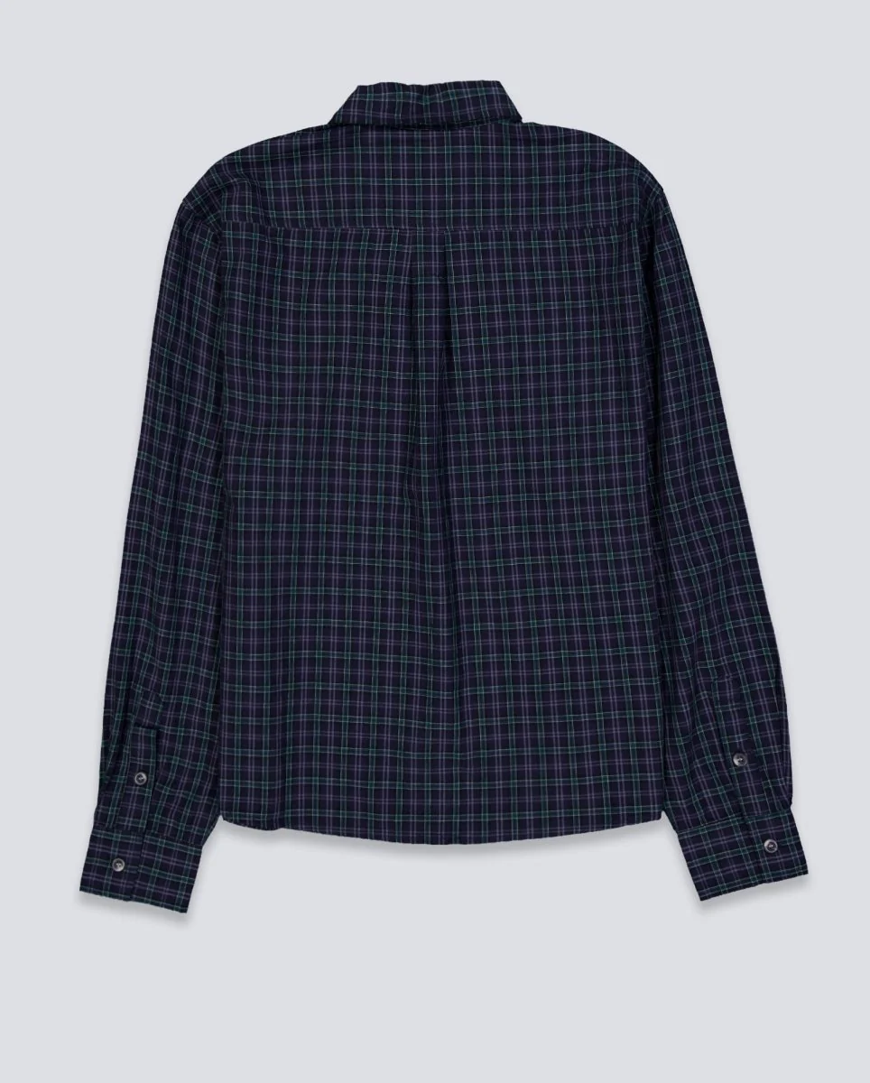 Camisa Butter Goods Plaid Azul Unisex - Image 4