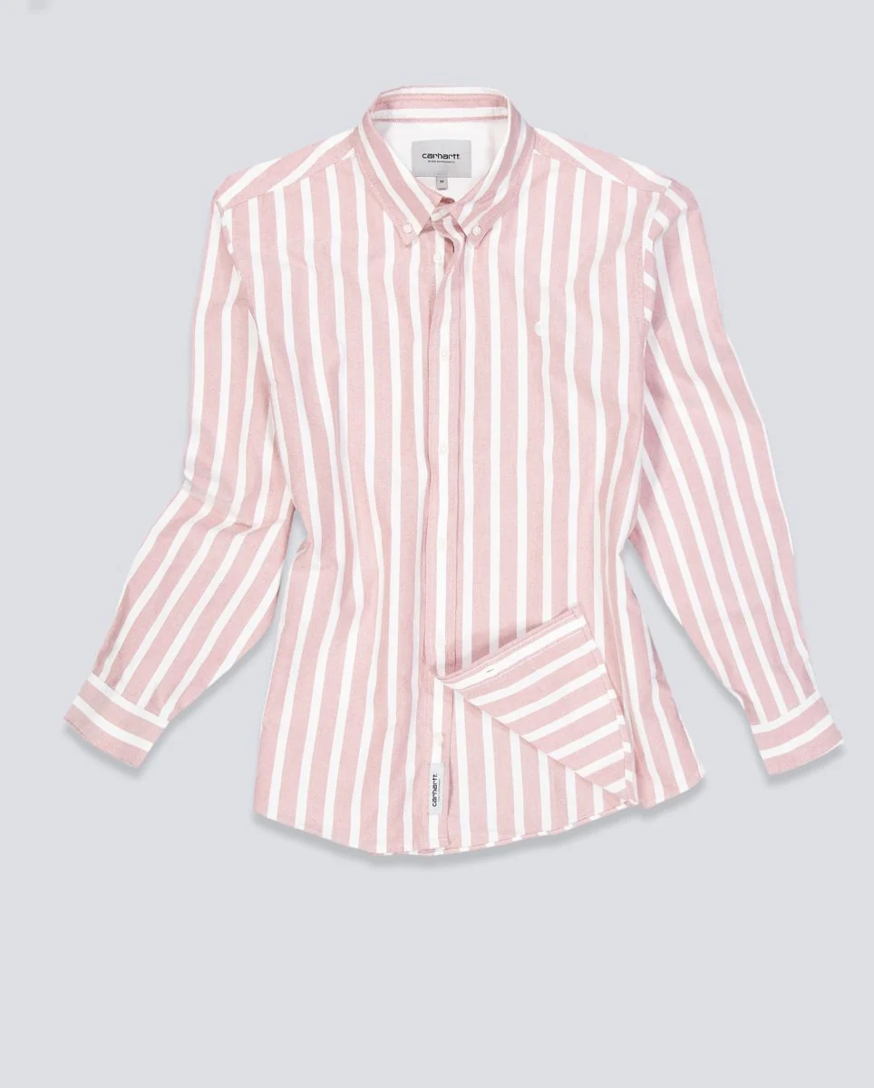 Camisa Carhartt WIP Deven Rojo Unisex - Image 2