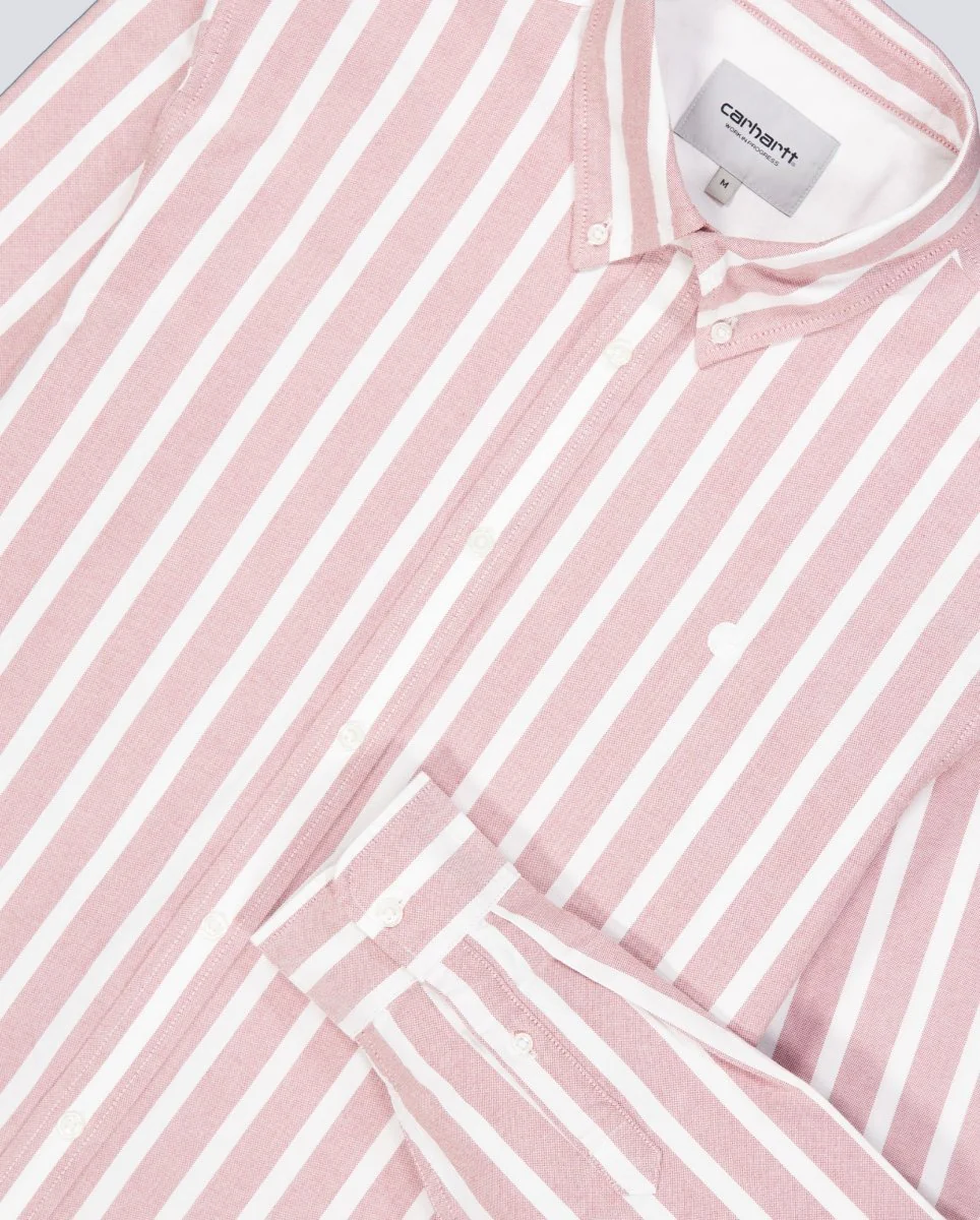 Camisa Carhartt WIP Deven Rojo Unisex - Image 4