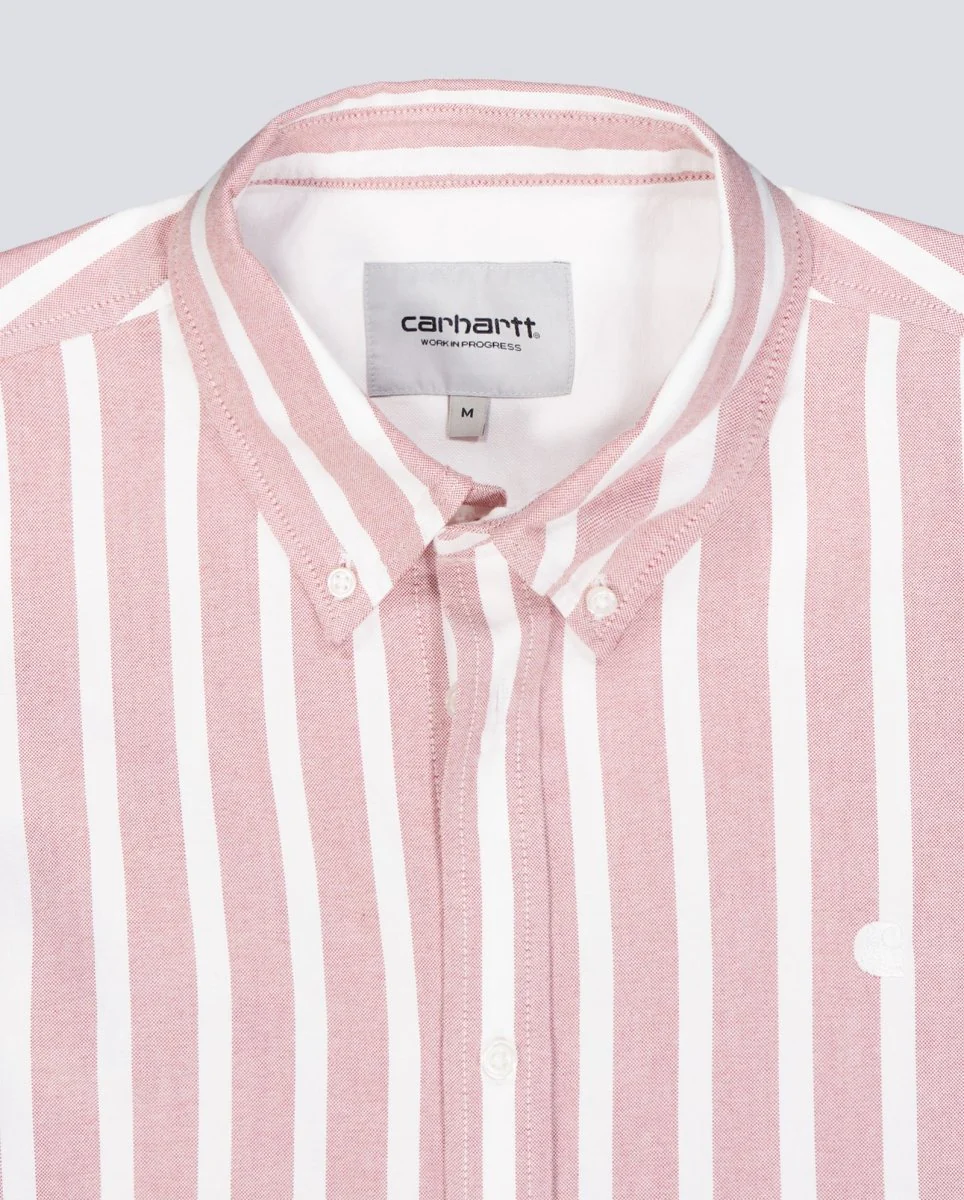 Camisa Carhartt WIP Deven Rojo Unisex - Image 6