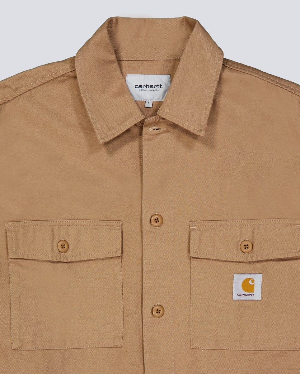 Camisa Carhartt WIP Kelly Marrón Unisex - Image 4