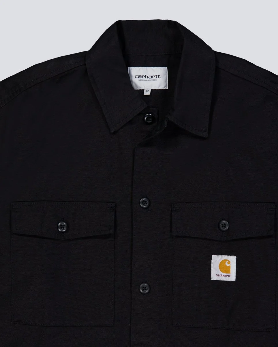 Camisa Carhartt WIP Kelly Negro Unisex - Image 4