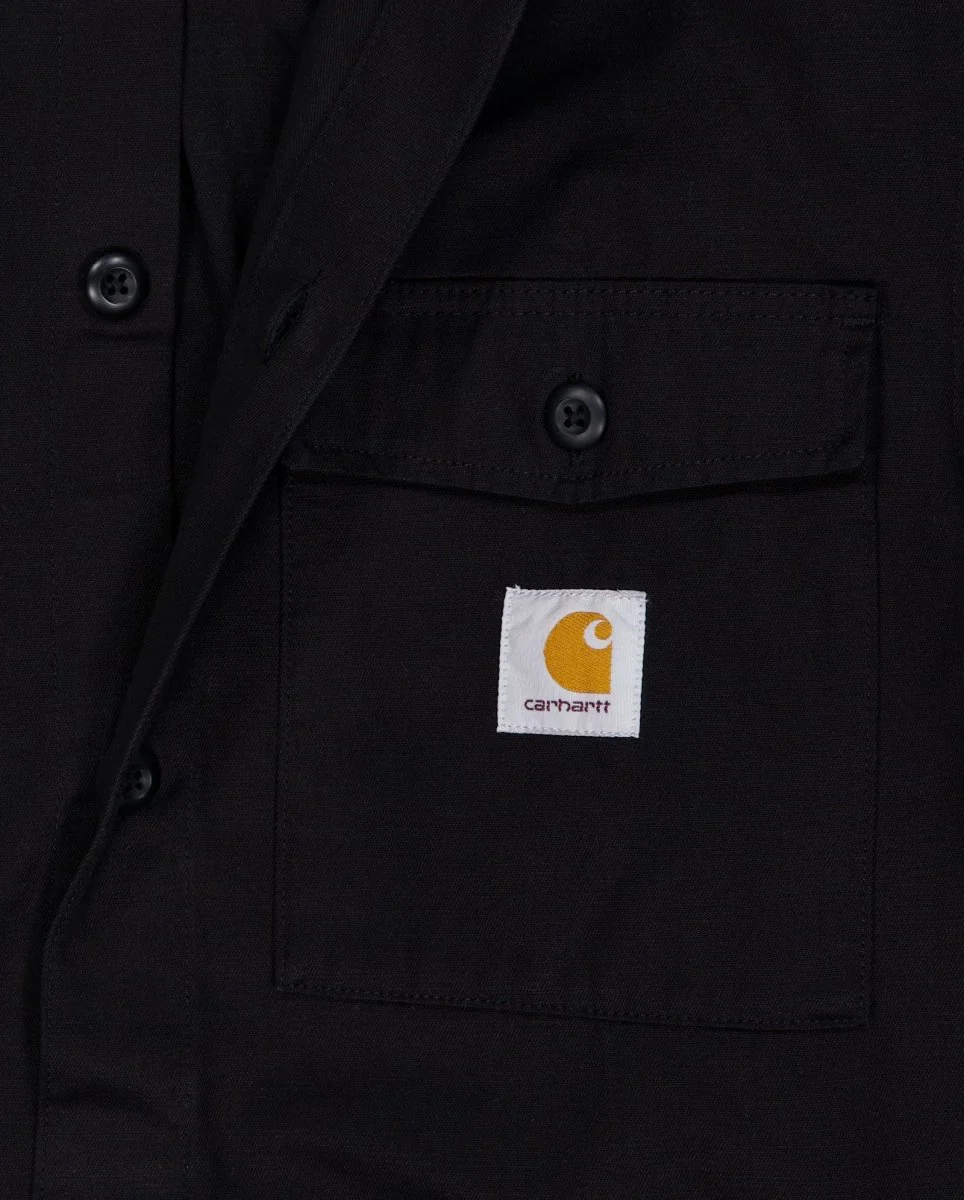 Camisa Carhartt WIP Kelly Negro Unisex - Image 5