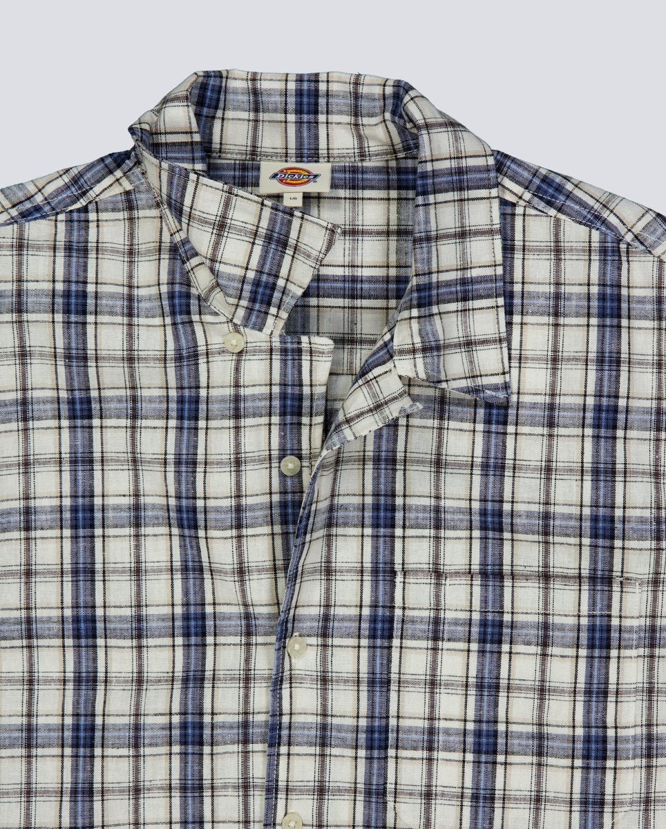 Camisa Dickies Springdale Azul y Verde Unisex - Image 2
