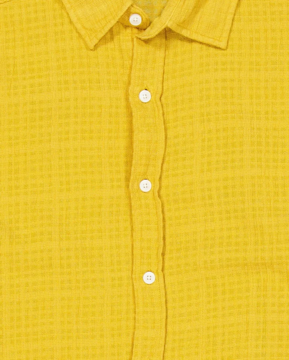 Camisa Edmmond Studios Straw Land Mostaza Hombre - Image 3