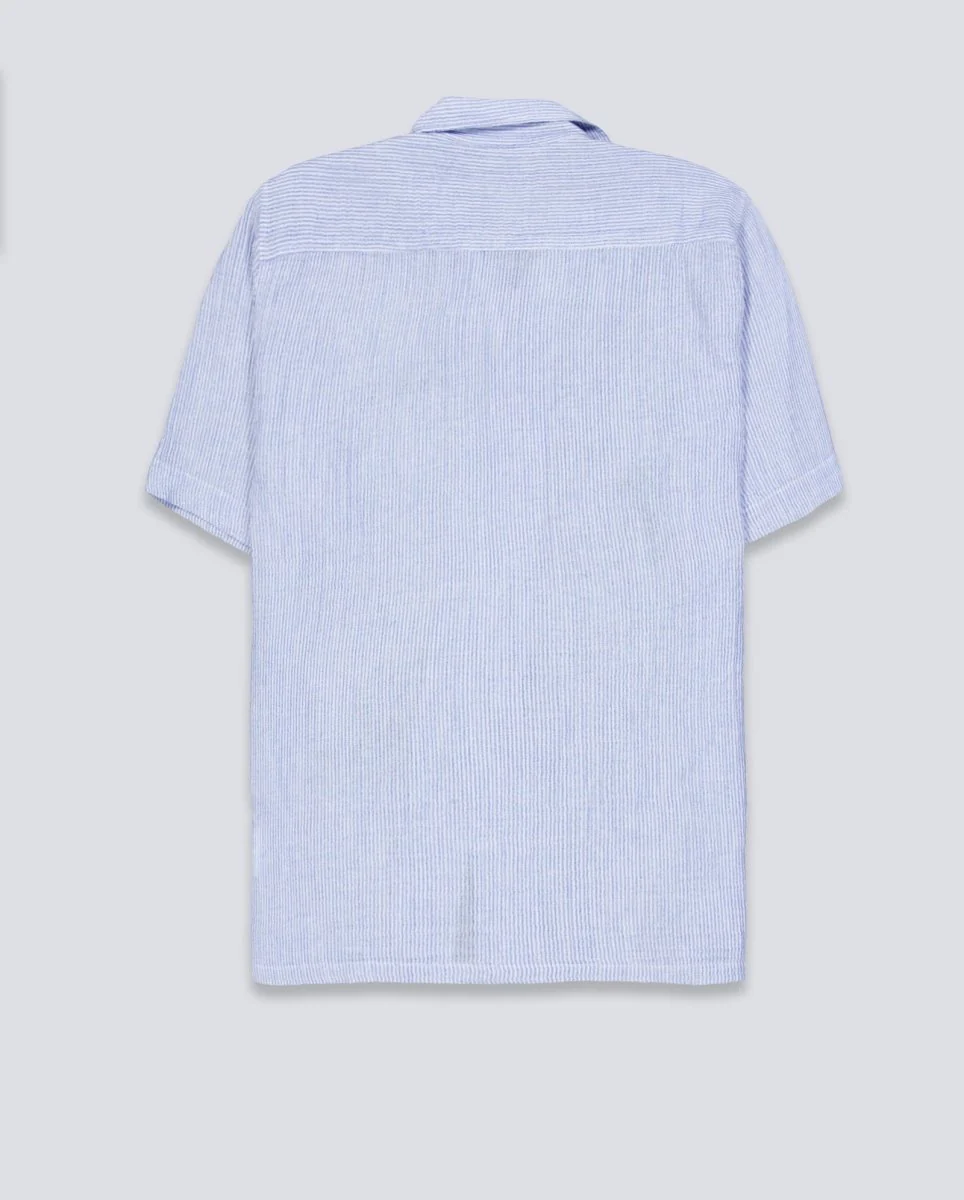 Camisa Edmmond Studios Western Azul Unisex - Image 4