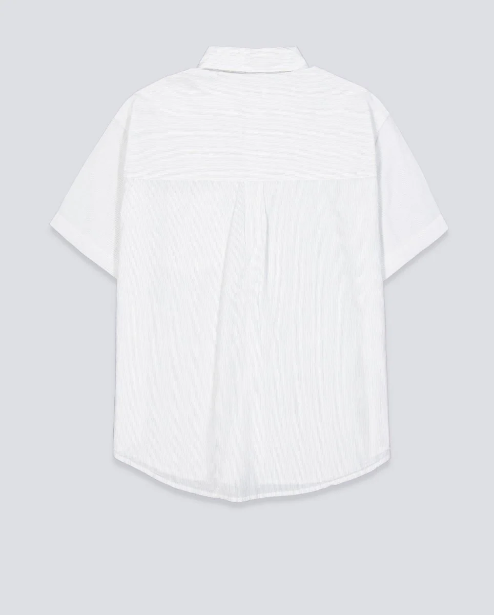 Camisa Obey Bigwig Jamie Blanco Hombre - Image 4