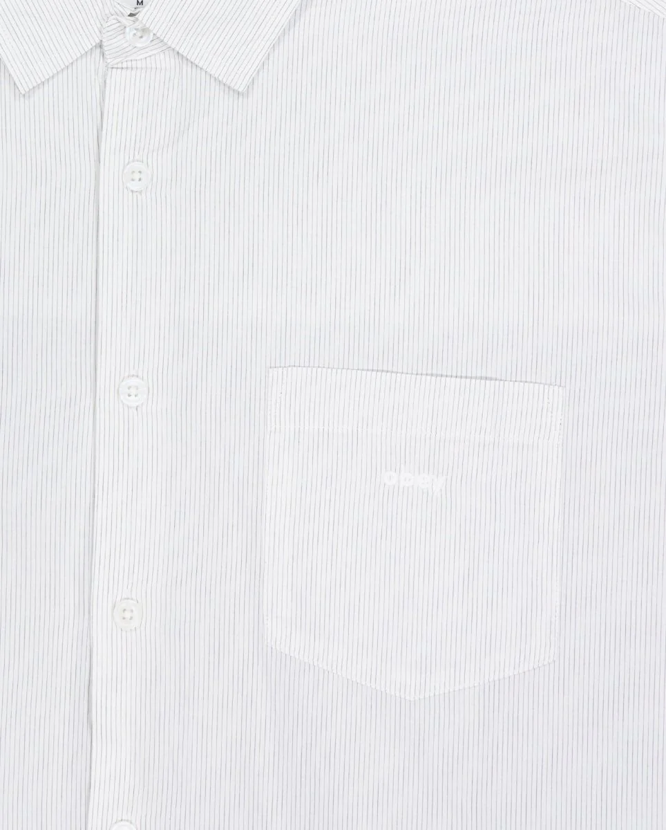 Camisa Obey Bigwig Jamie Blanco Hombre - Image 6