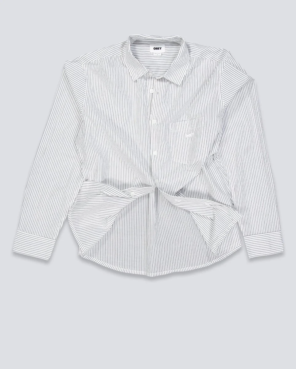 Camisa Obey Isaac Negro Multicolor Hombre - Image 2
