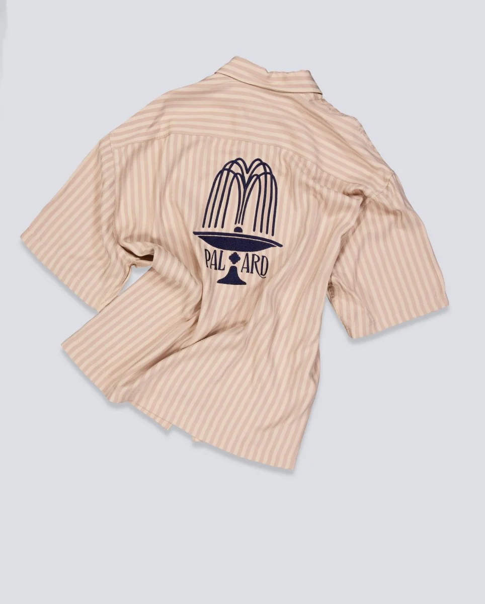 Camisa Palard Fontana Imperiale Boxy Beige Hombre - Image 3