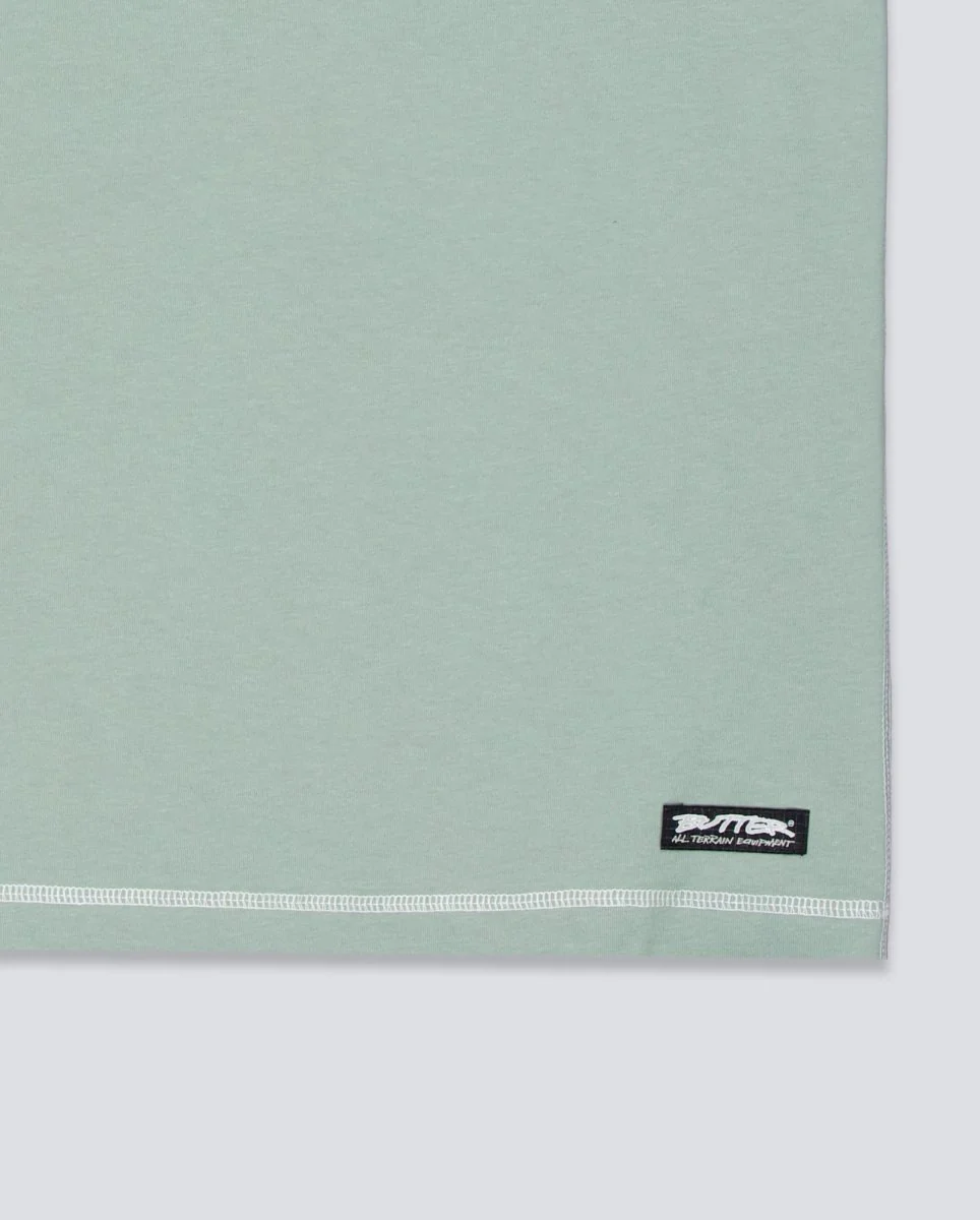 Camiseta Butter Goods Cliff Contrast Verde Unisex - Image 6