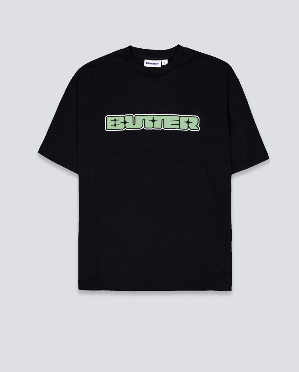 Camiseta Butter Goods Glint Negro Unisex