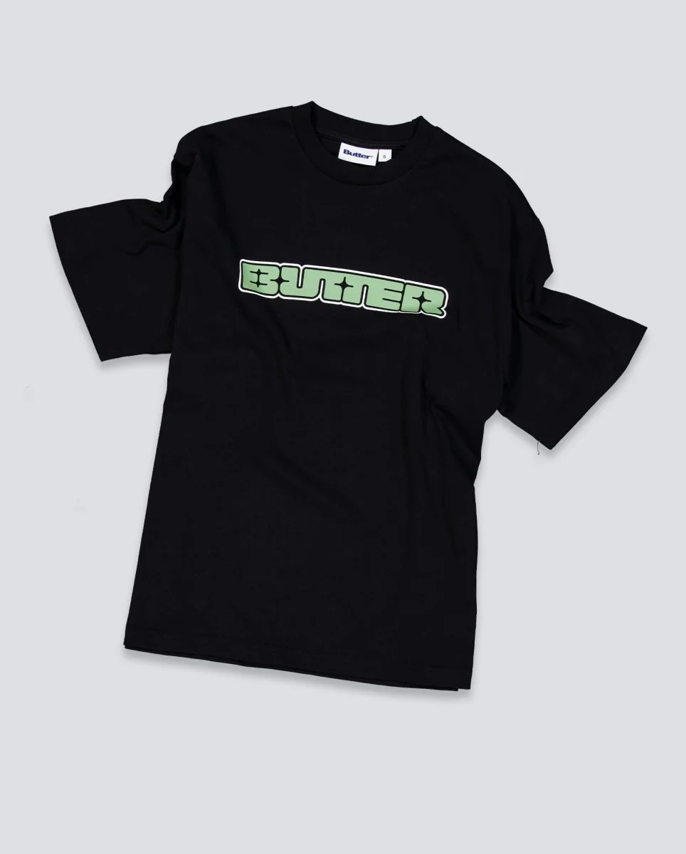 Camiseta Butter Goods Glint Negro Unisex - Image 2
