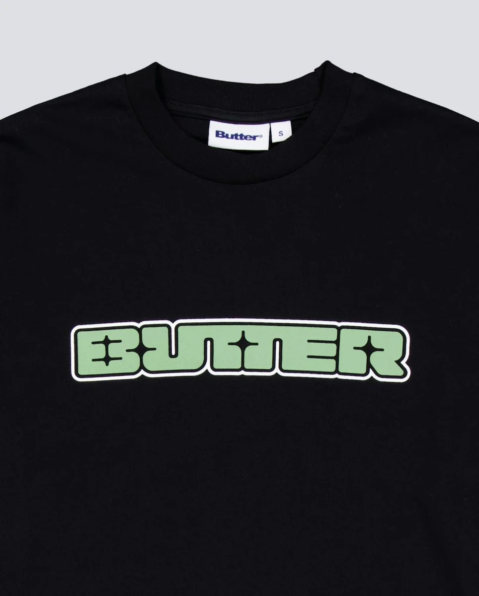 Camiseta Butter Goods Glint Negro Unisex - Image 5