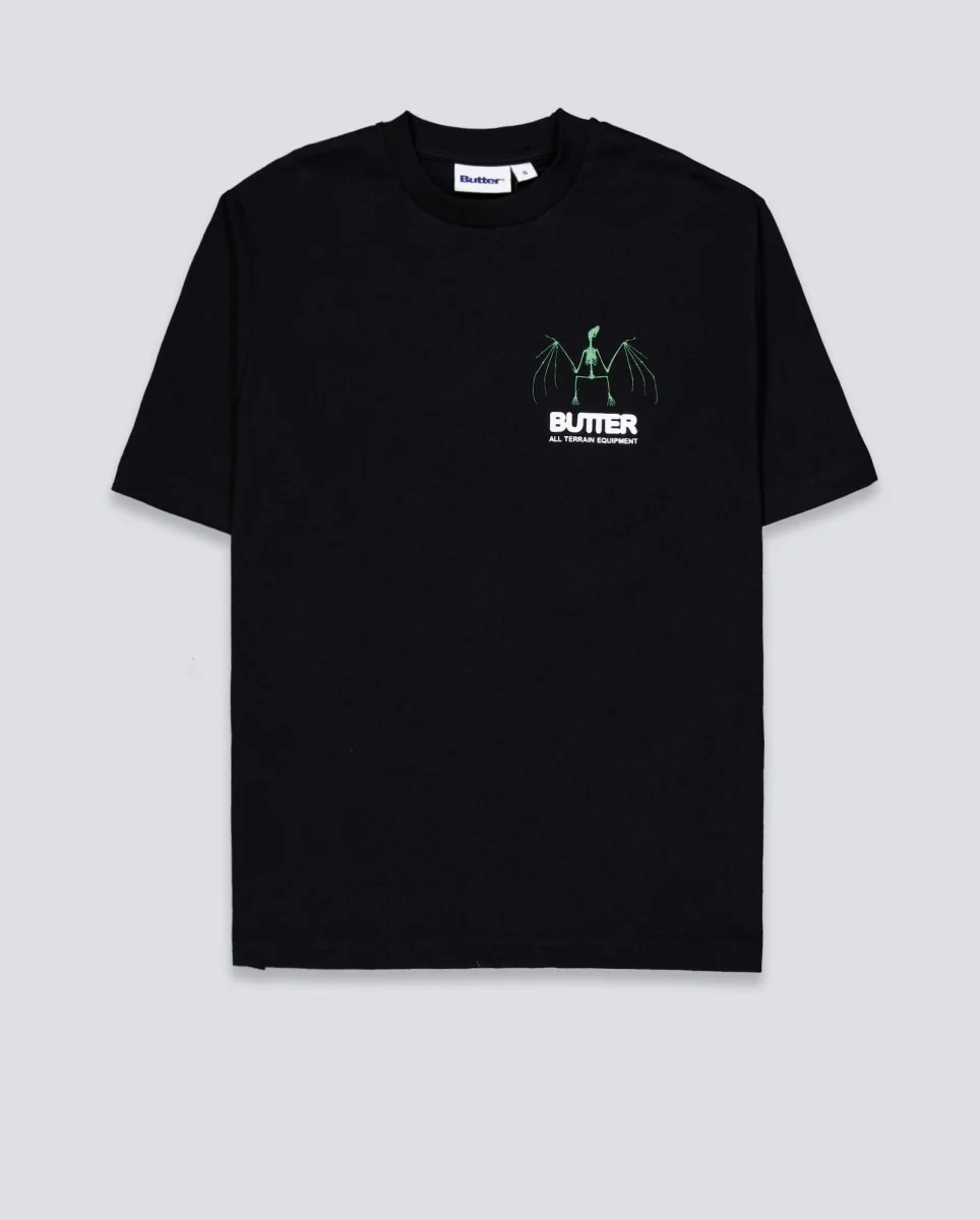 Camiseta Butter Goods Nocturnal Negro Unisex