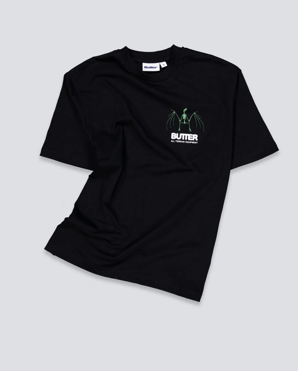 Camiseta Butter Goods Nocturnal Negro Unisex - Image 2