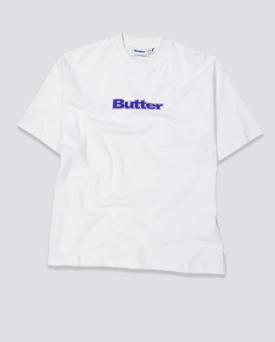 Camiseta Butter Goods Outline Logo Blanca Unisex - Image 3