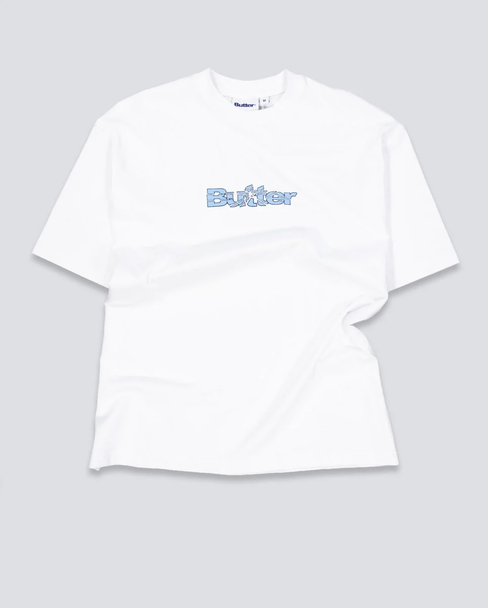 Camiseta Butter Goods Smasehd Logo Blanca Unisex - Image 2