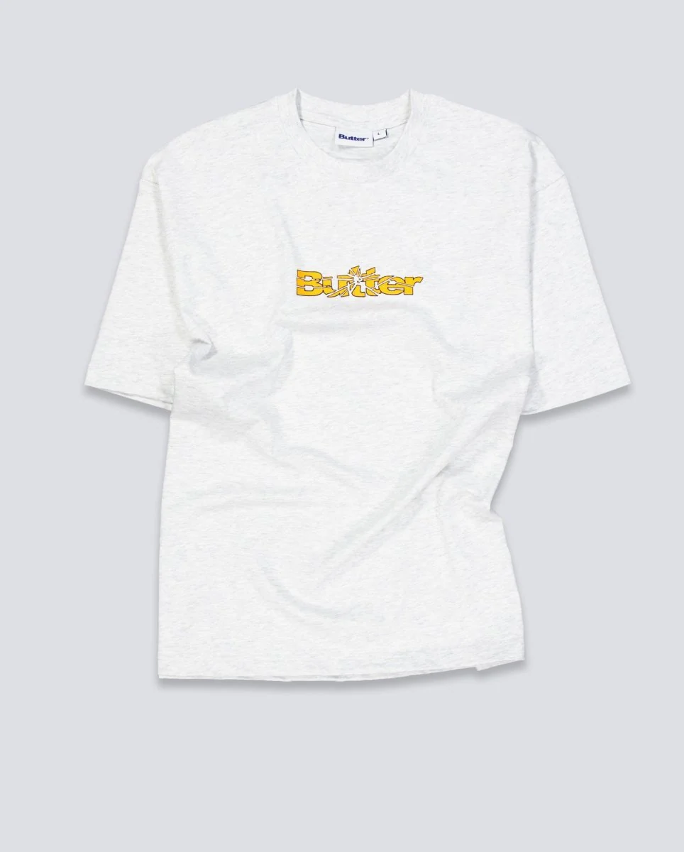 Camiseta Butter Goods Smasehd Logo Gris Unisex