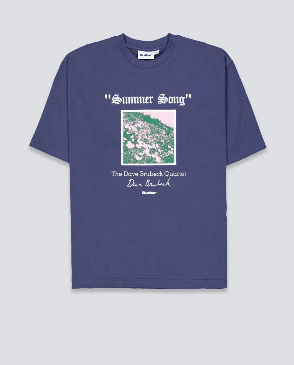 Camiseta Butter Goods Summer Song Azul Unisex