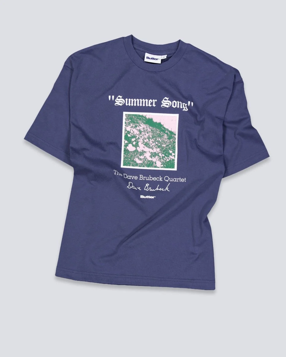 Camiseta Butter Goods Summer Song Azul Unisex - Image 2