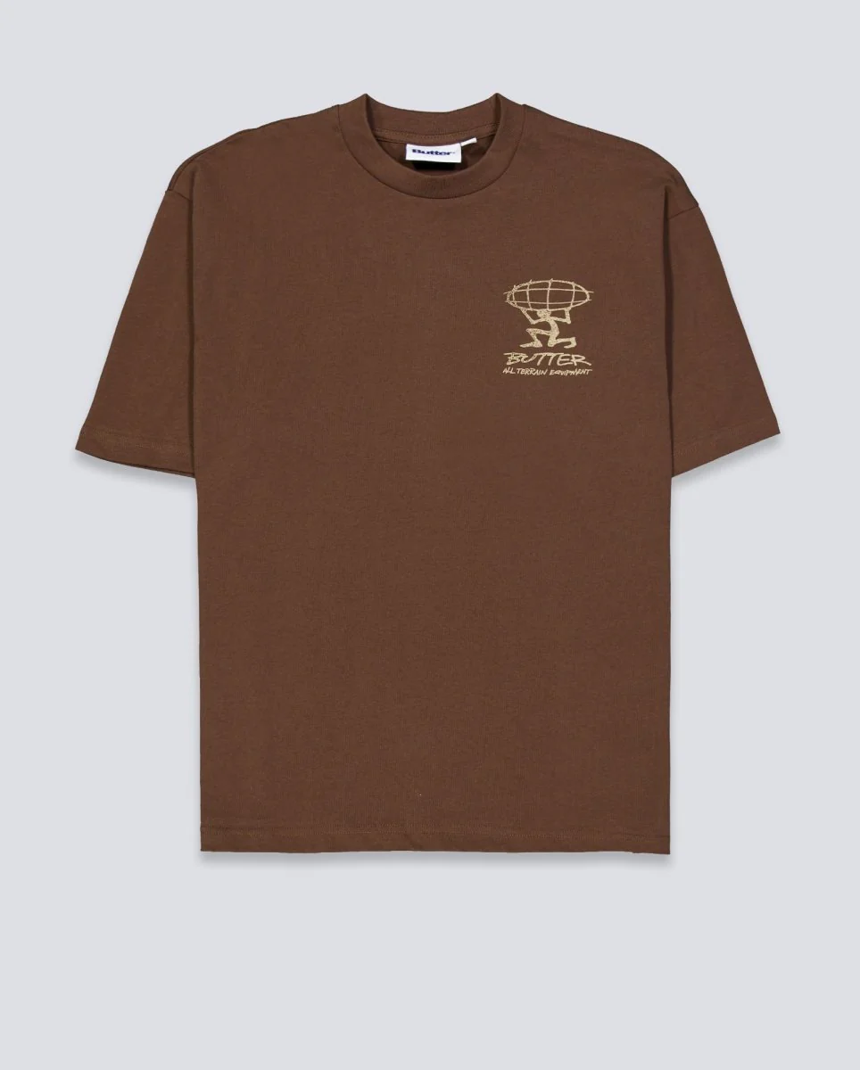 Camiseta Butter Goods Terrain Marrón Unisex