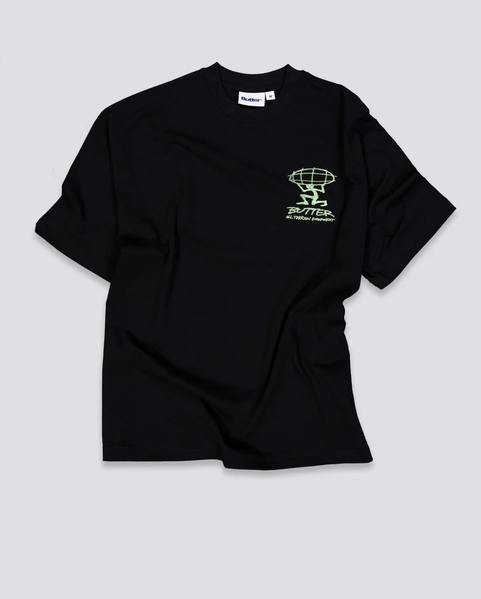 Camiseta Butter Goods Terrain Negra Unisex - Image 2