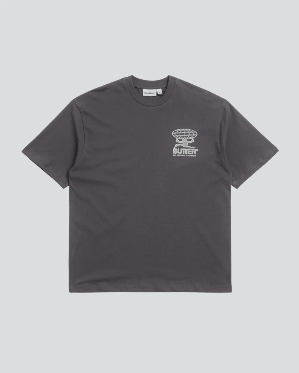 Camiseta Butter Goods Terrain Negra Unisex