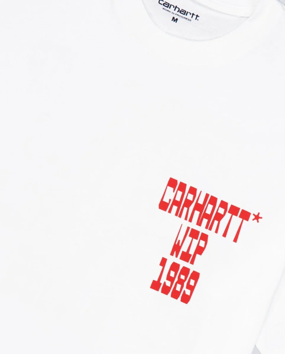 Camiseta Carhart Wip Blocks Blanco Unisex - Image 4