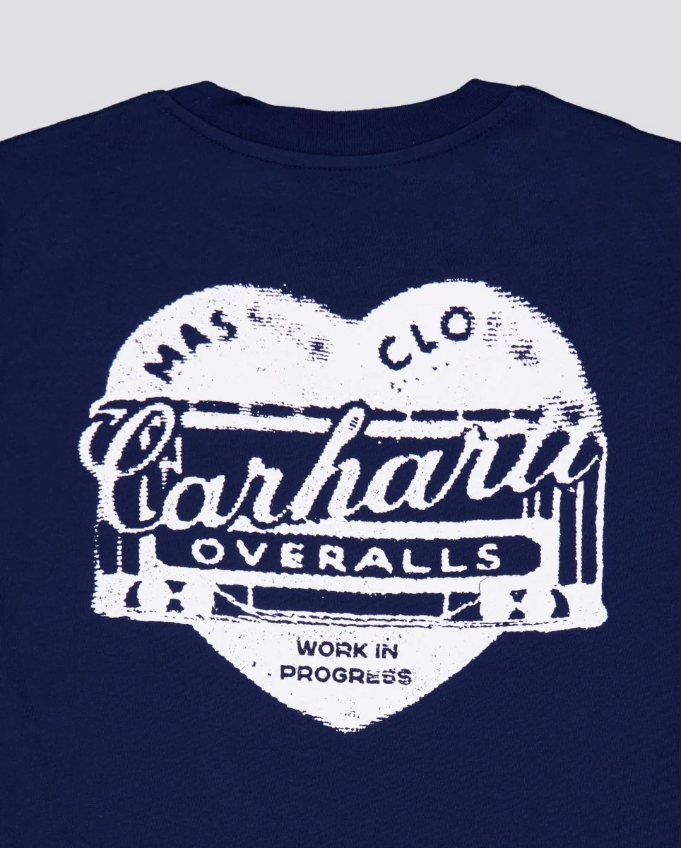 Camiseta Carhartt WIP Garble Azul Mujer - Image 5