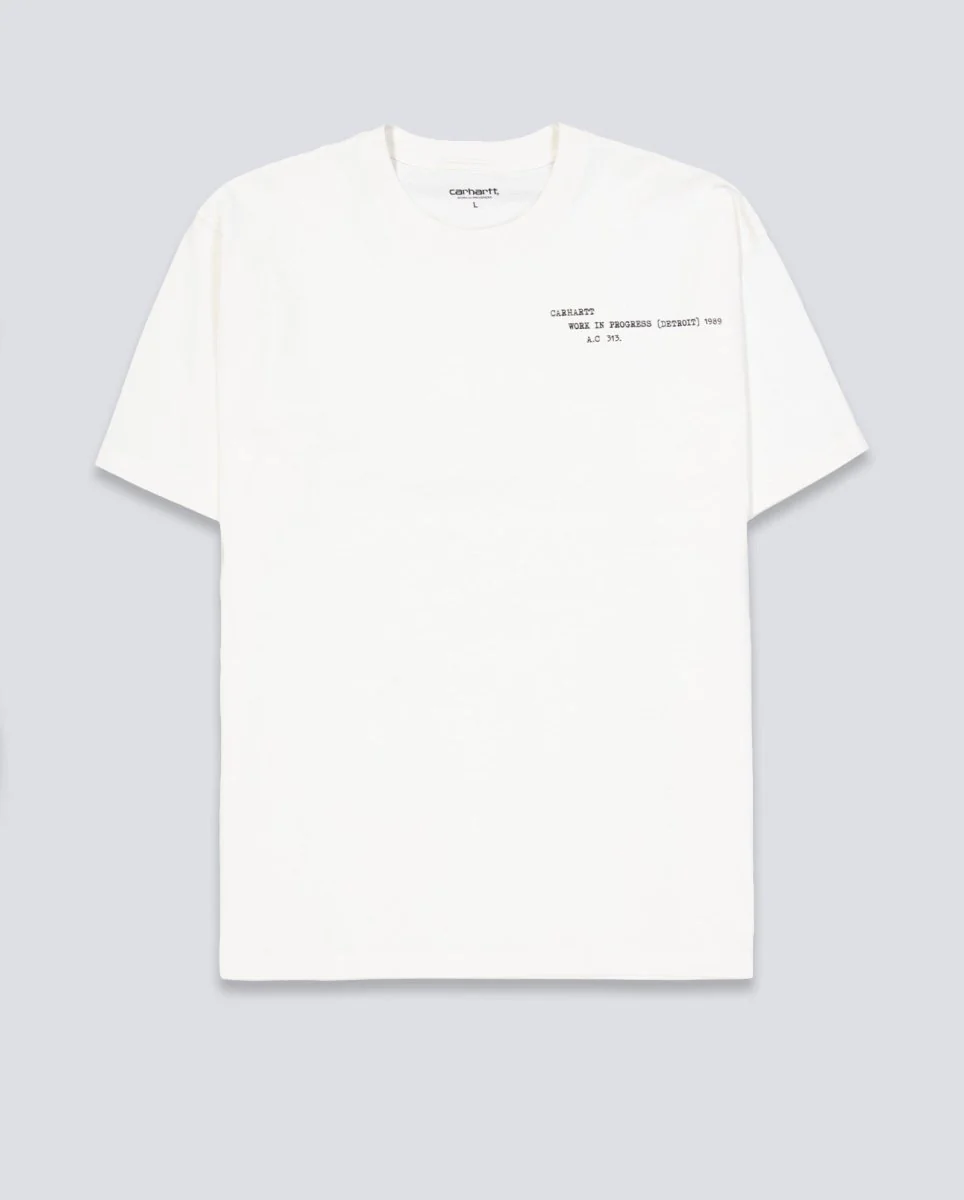 Camiseta Carhartt WIP Punched Blanco Unisex