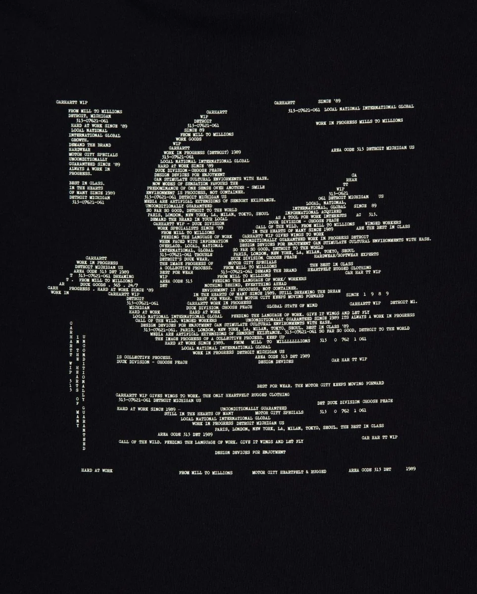 Camiseta Carhartt WIP Punched Negra Unisex - Image 4