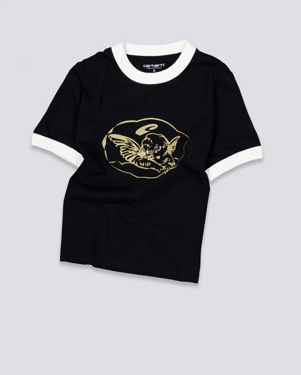 Camiseta Carhartt WIP Reminiscing Negra Mujer - Image 2
