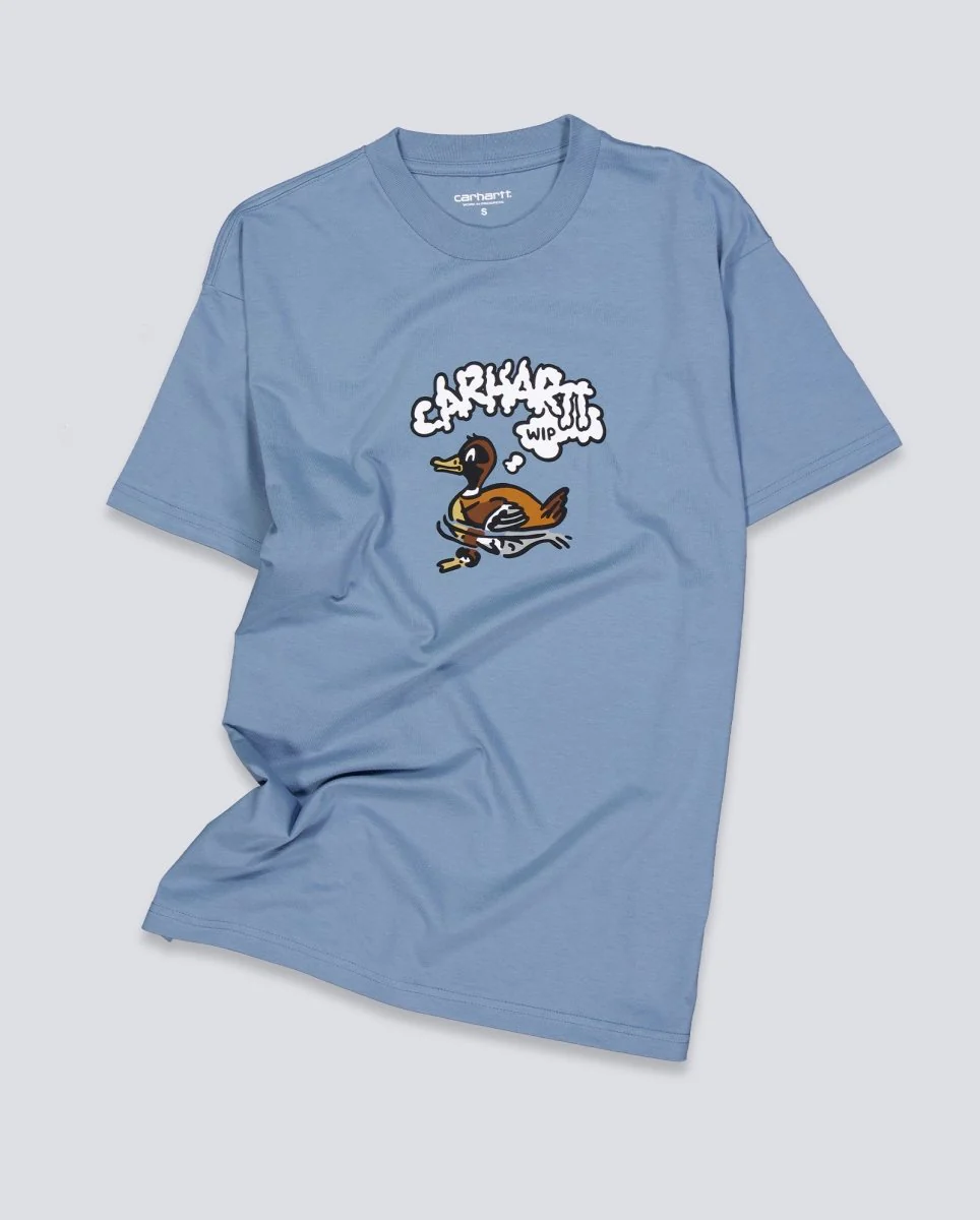 Camiseta Carhartt WIP S/S Duck Duck Azul Unisex - Image 2